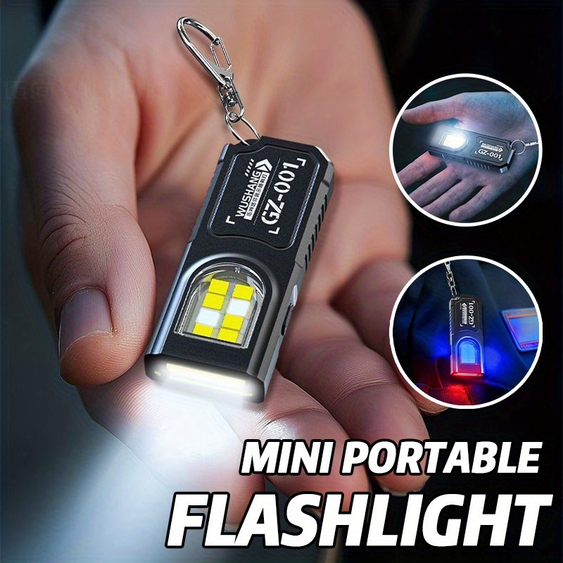 Fishing Light - ไฟฉายพวงกุญแจ LED COB ขนาดเล็กทรงพลัง ชาร์จ USB-C