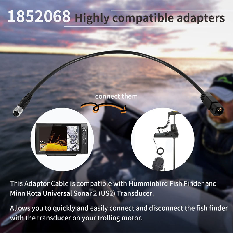 สายอะแดปเตอร์โซนาร์ทรานสดิวเซอ - Fish Finder Cable บทวิจารณ์และราคา