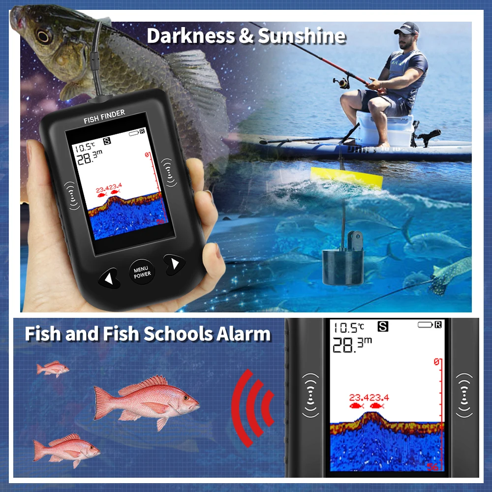 เครื่องหาปลา Erchang XF03 45 อ - Fish Finder Transducer บทวิจารณ์และราคา
