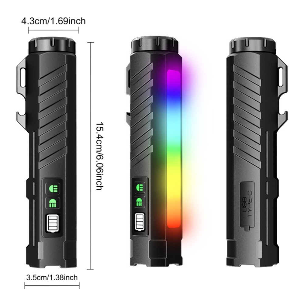 ไฟฉายยุทธวิธีแบบชาร์จ Type-C พ - Fishing Light บทวิจารณ์และราคา