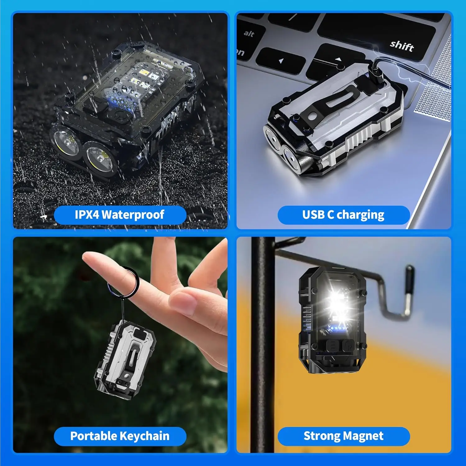 ไฟฉายพวงกุญแจมินิ COB, ไฟฉาย E - Fishing Light บทวิจารณ์และราคา